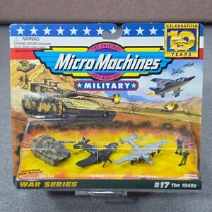 Micro Machines Military War Series #17 The 1940s Set New Panther Tank F-4U B-24